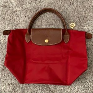 LONGCHAMP MINI RED NEW PURSE